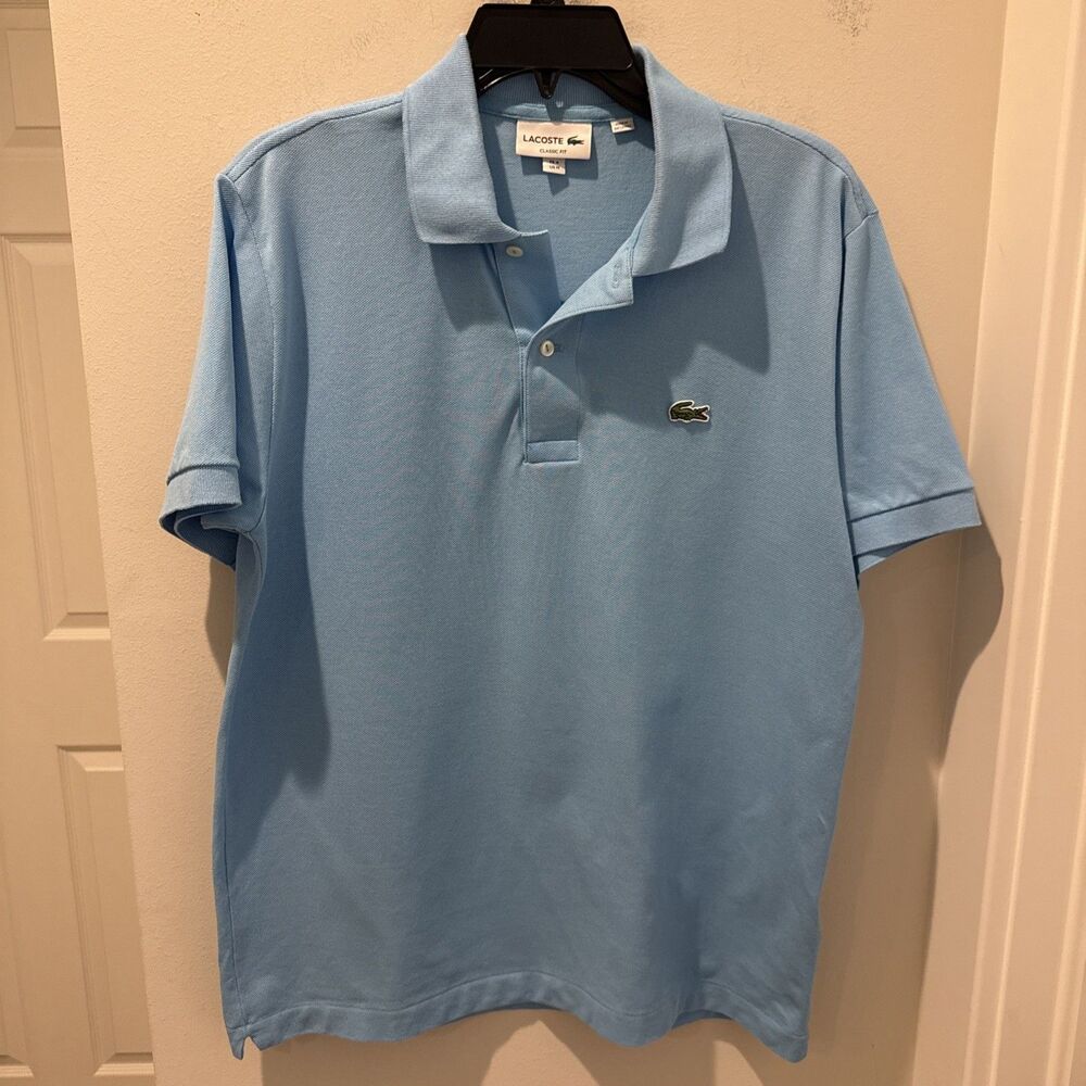 Lacoste Light Blue Classic Cotton Polo